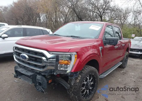 2022 Ford F-150 Xlt из США, поврежденный, VIN 1FTFW1E88NKD36326